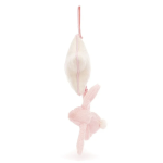 Jellycat Musical Pull - Bashful Pink Bunny Star (New)